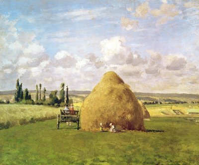Il pagliaio, Pontoise, 1873 da Camille Jacob Pissarro